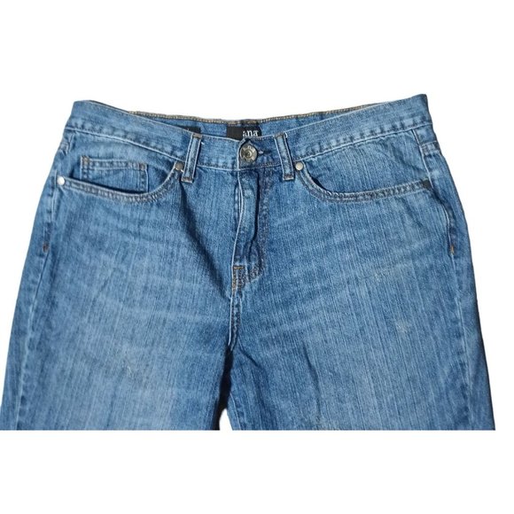 Ana Boyfriend Ankle Jeans Womens Size 8 Distressed Denim A New Approach - Picture 6 of 16